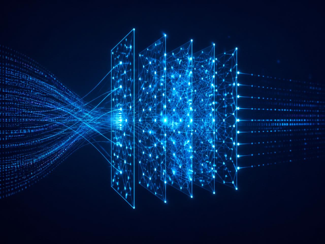 Visualização de rede neural e fluxos de dados